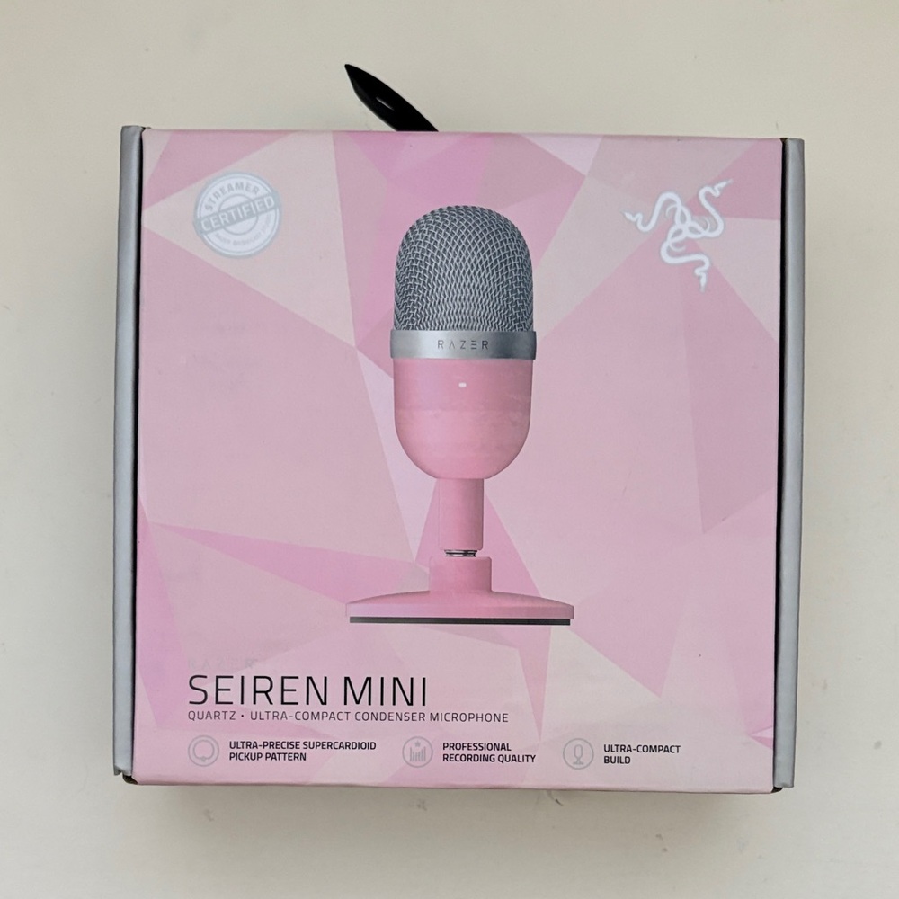 Razer Quartz Seiren Mini Microphone. Brand new never opened.